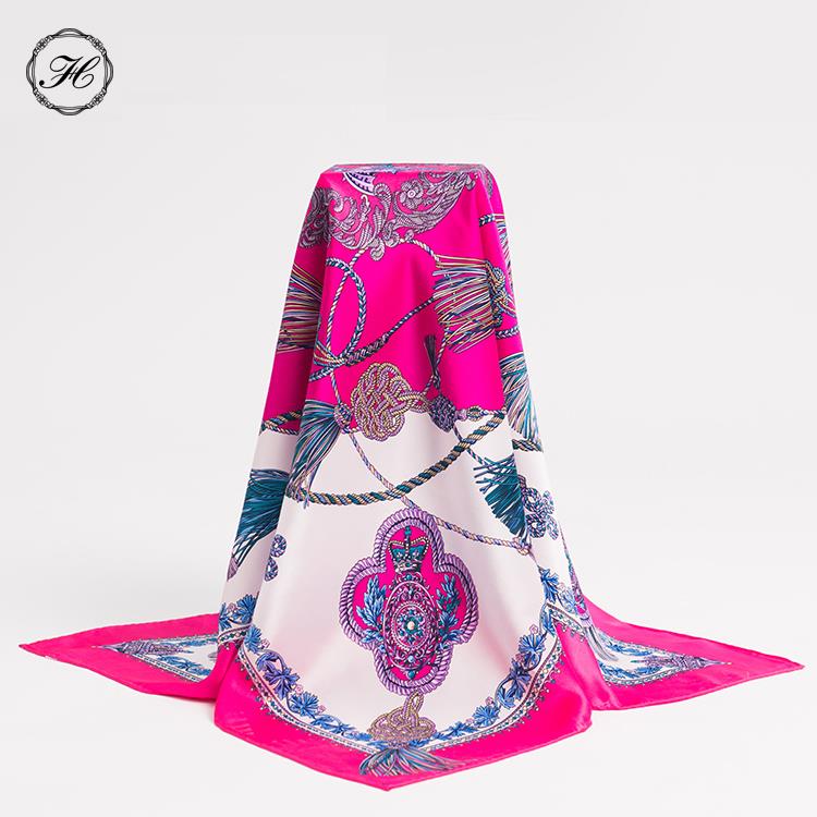  Custom Printed Silk Scarf