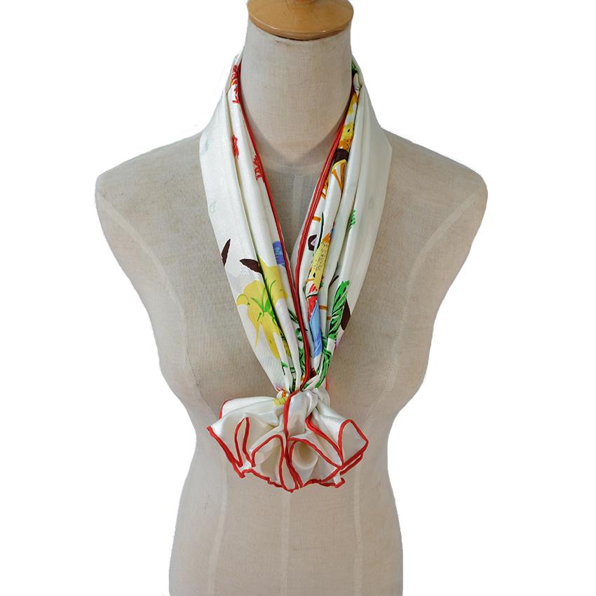 Elegant Natural Silk Neckscarf-1