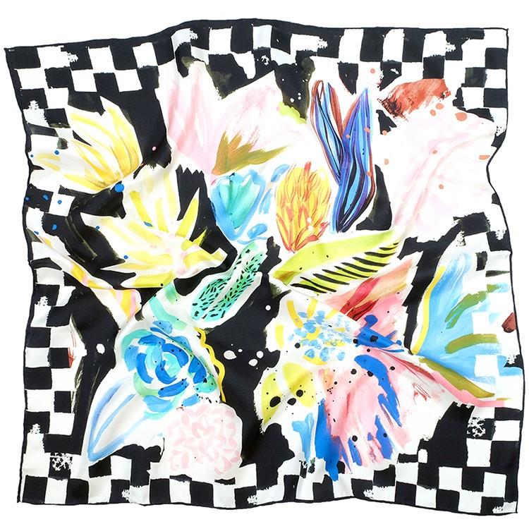 Square Neck Scarf with Logo-5 Square Neck Scarf with Logo-5