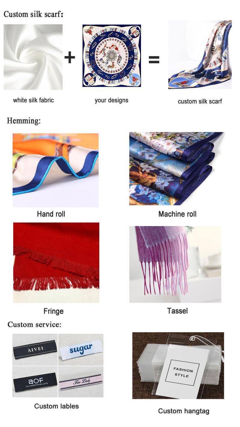 Twill Silk Scarves