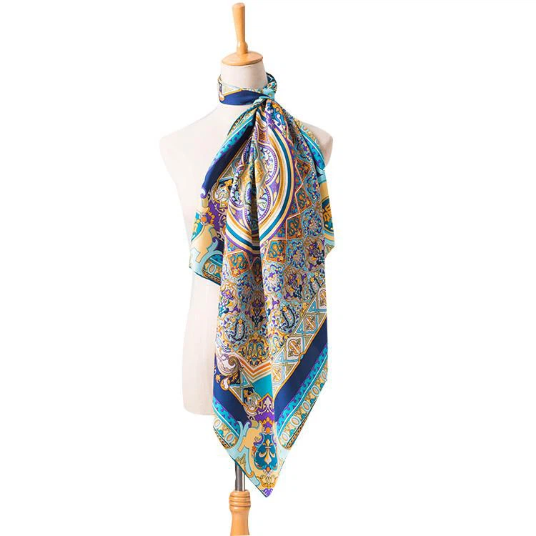 Printed Silk Scarves Online