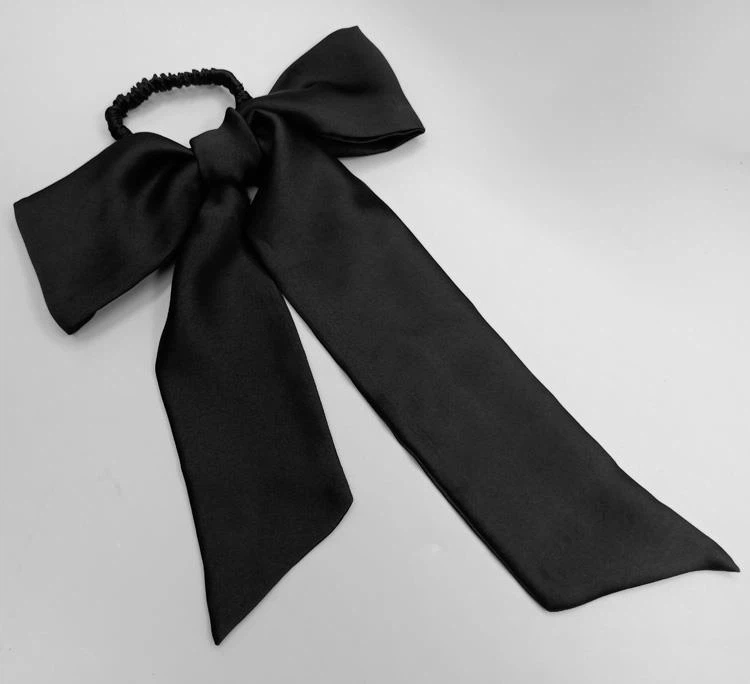 Print Bow Silk Headband Print Bow Silk Headband