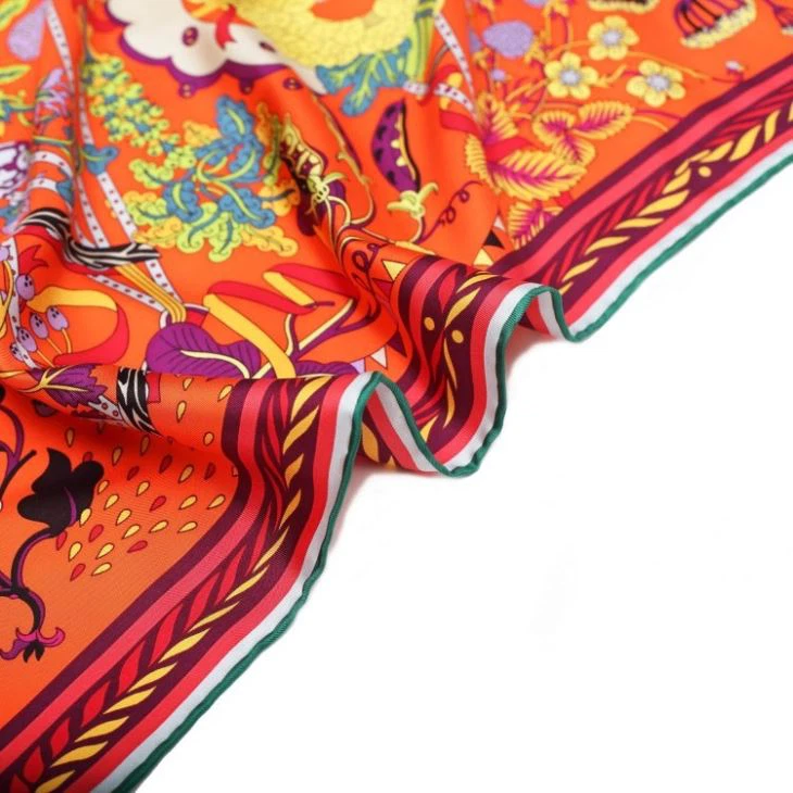 100% Pure Silk Head Scarves