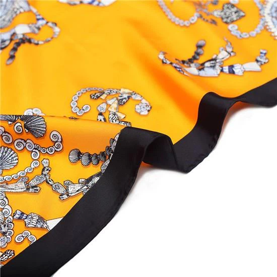 China Supplier Custom Silk Scarves With Logo