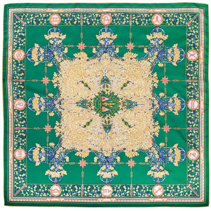 Large Pure Silk Scarf Square