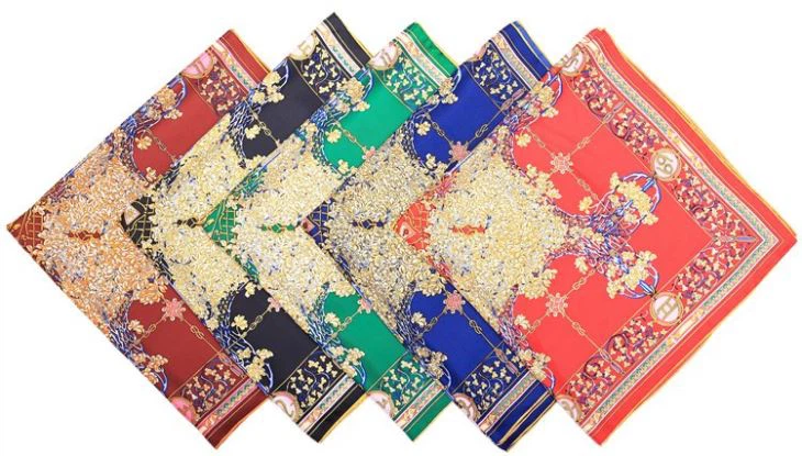 Large Pure Silk Scarf Square
