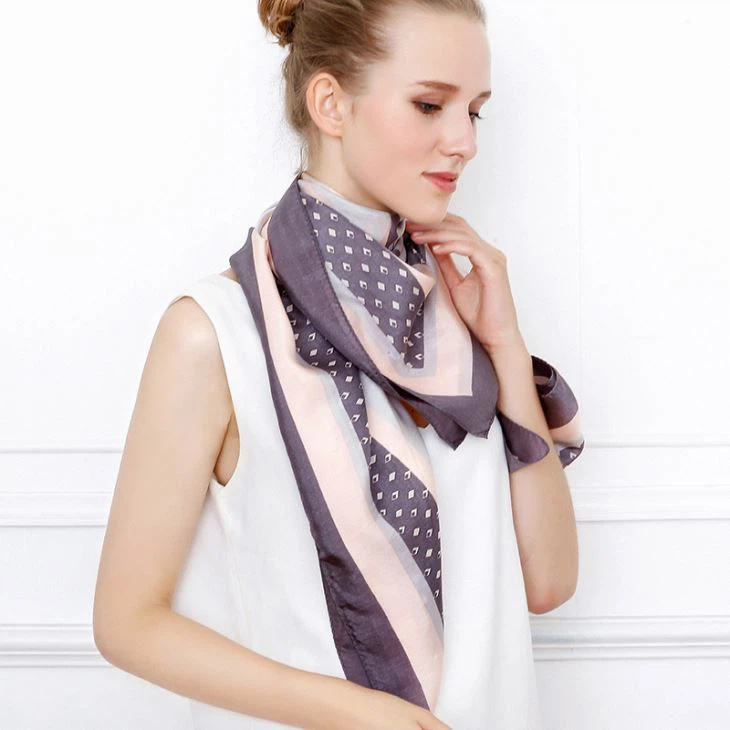 Long Habotai Silk Scarves