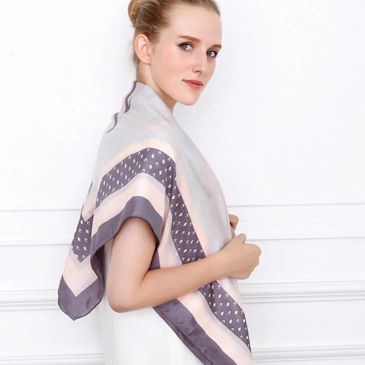 Long Habotai Silk Scarves
