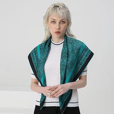 Green Silk Scarves