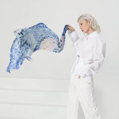 Silk Charmeuse Scarf