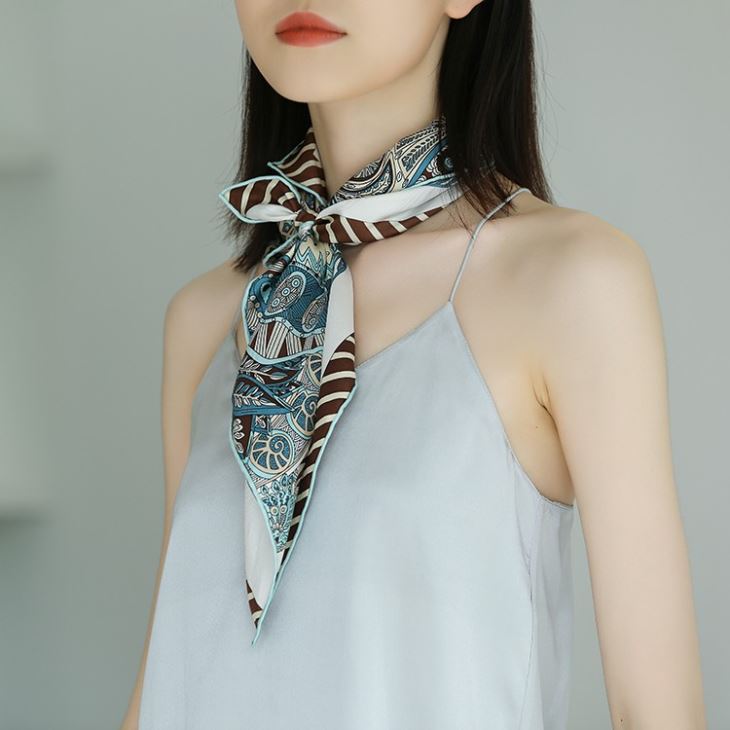 Summer Silk Head Scarf