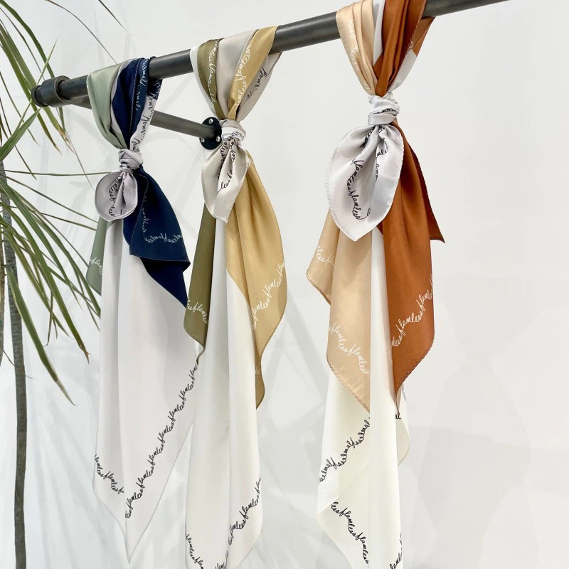 silk satin scarf custom silk satin scarf custom
