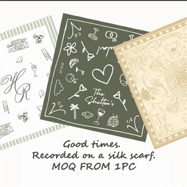 Custom Silk Wedding Accessories For Gifts